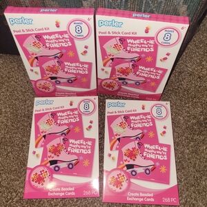 Perler Peel & Stick Card Kit 4 Boxes